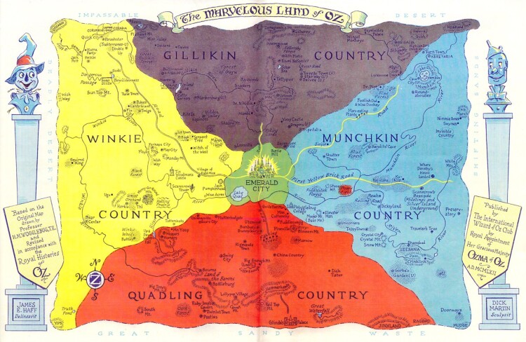 Full Map Of Oz
